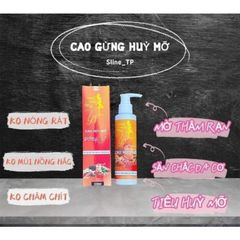 Cao Gừng Hủy Mỡ Đông Y 220ml - Giảm Mỡ Bụng, An Toàn Cho Phụ Nữ Sau Sinh, Tinh Chất Thiên Nhiên, Tặng Nilong ủ Nóng