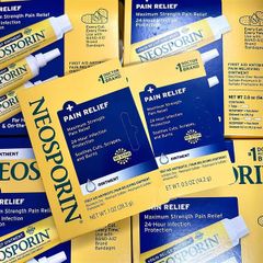 Kem mỡ Neosporin + Pain Relief 14.2g - Giảm đau, hỗ trợ liền sẹo nhanh chóng, sản phẩm chăm sóc da hiệu quả từ Mỹ