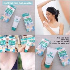 Gel Khử Mùi Kobayashi 50g - Hiệu Quả Khử Mùi Nhanh Chóng, Giữ Khô Thoáng Lâu, Sản Phẩm Chăm Sóc Cơ Thể Từ Nhật Bản