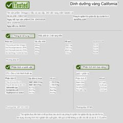 Viên uống dầu cá Omega - 3 California Gold Nutrition 240 viên - Hàng Mỹ 396379