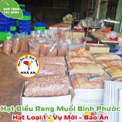 Hạt Điều Rang Muối Vỏ Lụa Nhã An 500gr - Hạt Điều A+ Cồ, Nguyên Chất, Thơm Ngon, Không Dầu, Món Ăn Vặt Lành Mạnh