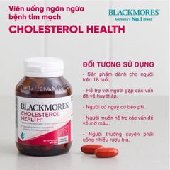 Viên Uống Giảm Cholesterol Blackmores Cholesterol Health 60 Viên 394357