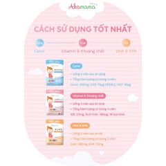 Viên uống DHA cho bà bầu Akamama Nhật Bản - Hỗ trợ phát triển não bộ & thị giác cho bé, 90 viên dễ uống, không mùi vị