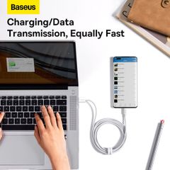 Cáp Sạc Nhanh Baseus 100W USB-C cho Huawei Honor - Dây Sạc Siêu Tốc, Tương Thích Android, Chip E-Marker, An Toàn và Đáng Tin Cậy