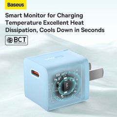 Củ Sạc Nhanh 20W Baseus GaN5 - Bộ Sạc Siêu Nhỏ Cho iPhone, Hỗ Trợ PD/QC, Bảo Vệ Thông Minh, Sạc 50% Chỉ Trong 26 Phút
