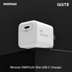 Củ Sạc Nhanh Momax UM26CN 30W USB-C PD 3.0 - Sạc Siêu Nhanh Cho iPhone 8-13, Thiết Kế Mini Gọn Nhẹ, An Toàn, Hiệu Suất Cao