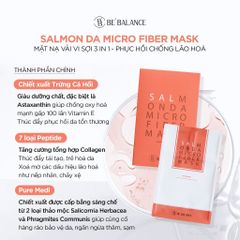 Hộp 10 Miếng Mặt Nạ Vải Vi Sợi Bebalance Microfiber Mask Làm Đẹp Da Chuyên Sâu