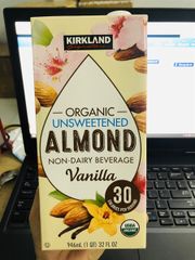 Sữa Hạnh Nhân Kirkland Vanilla 946ml - Ít Béo, Thơm Dịu, Thức Uống Dinh Dưỡng Lành Mạnh, Thích Hợp Cho Người Ăn Kiêng