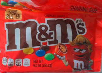 Socola M&M Peanut Butter 255.2g – đậu phộng béo bùi, lớp kẹo giòn