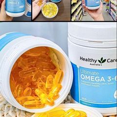 Viên Uống Dầu Cá Healthy Care Omega 3 1000mg - Hỗ Trợ Tim Mạch và Sức Khỏe - 400 Viên Nang Mềm Chính Hãng Úc