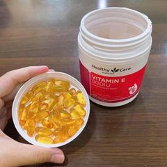 Viên Uống Vitamin E Healthy Care 500 IU Hỗ Trợ Sức Khỏe và Làm Đẹp Da - 200 Viên Thực Phẩm Chức Năng Chính Hãng Từ Úc