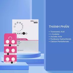 Viên Uống Transino 240 Viên Chính Hãng Nhật Bản – Thực Phẩm Bổ Sung Chăm Sóc Da, Hỗ Trợ Làm Sáng Da, Bổ Sung Dinh Dưỡng