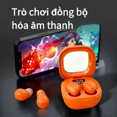 Tai nghe Bluetooth 5.3 siêu nhỏ không dây cảm ứng LED - Giảm tiếng ồn, chất lượng âm thanh HiFi, phù hợp khi ngủ và sử dụng hàng ngày