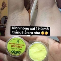 Kem Khử Mùi Hôi Nách Thâm Nách Cô Bơ 8gr -  Cho Mẹ Bầu & Mẹ Bỉm, Giảm Mồ Hôi & Làm Sáng Da Vùng Cánh Tay