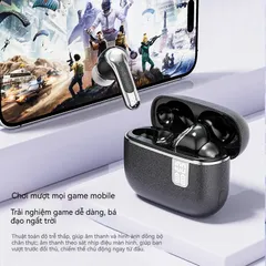 Tai nghe Bluetooth TWS không dây - Tai nghe thể thao di động với giảm tiếng ồn thông minh ENC, âm thanh HiFi, pin lớn 200mAh