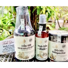 Combo Bộ Chăm Sóc Tóc Dr DIHI - Dầu Gội, Dầu Xả & Xịt Bồ Kết Hà Thủ Ô - Hỗ Trợ Mọc Tóc, Giảm Rụng Tóc, Tóc Khỏe Đẹp Tự Nhiên