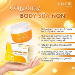 Kem Body Trắng Da SOO MIN Hàn Quốc 250g - Chống Nắng, Phục hồi, Dưỡng Trắng Nhanh, Làn Da Mịn Màng, An Toàn Cho Mọi Loại Da