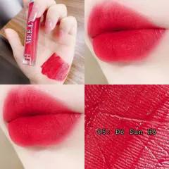 Son kem lì MELLY Màu Đỏ San Hô - Dưỡng Môi Mềm Mịn Lâu Trôi, An Toàn Cho Mẹ Bầu, Không Chì, Công Nghệ Resin Chống Lem