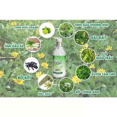 Sữa Tắm Gội Thảo Dược Lợi An 300ml Dành Cho Bé - An Toàn, Chống Hăm, Diệt Khuẩn, Giúp Da Mềm Mại, Thơm Mát