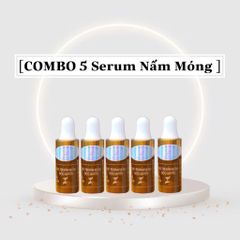 Combo 5 Lọ Serum Phục Hồi Móng Tay Chân - Chống Nấm, Hư Khóe, Nước Ăn Móng Hiệu Quả, Sáng Khỏe Tự Nhiên