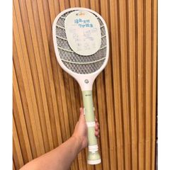 Vợt Muỗi Điện KANGMING KM-3850 - Thiết Bị Tiêu Diệt Muỗi Nâng Cao Với Đèn LED Hỗ Trợ, Pin 1200mAh, Thời Gian Sử Dụng 10 Giờ