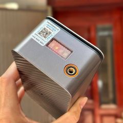 Máy Bơm Lốp Xe Hơi Amoi 120W - Bơm Nhanh Không Dây, Màn Hình LCD, Đèn LED Tích Hợp - Giải Pháp Khẩn Cấp Tiện Lợi cho Tài Xế