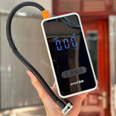 Máy Bơm Lốp Xe Hơi Amoi 120W - Bơm Nhanh Không Dây, Màn Hình LCD, Đèn LED Tích Hợp - Giải Pháp Khẩn Cấp Tiện Lợi cho Tài Xế