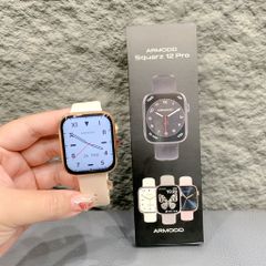 Đồng hồ thông minh ARMODD Squarz 12 Pro - Kết nối Bluetooth 5.0, theo dõi sức khỏe, đọc tin nhắn Zalo Facebook, chống nước, nhiều chế độ thể thao