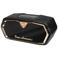Loa Bluetooth Tonino Lamborghini TL89 - Da Nappa, Logo mạ vàng 18K, Âm thanh 360 độ, Kết nối Bluetooth 5.3, Quà tặng sang trọng cho doanh nhân