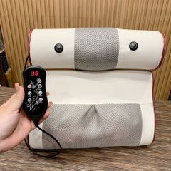 Gối Massage Cổ Vai Gáy Đa Năng AUX AB01 - Chức Năng Nhiệt Hồng Ngoại và Remote, Thiết Kế Hiện Đại, Dễ Dàng Gấp Gọn