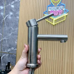 Vòi chậu rửa mặt inox SUPOR 210194-03-LS - Chống gỉ sét, không chứa chì, van đệm gốm sứ cao cấp, thiết bị vệ sinh an toàn và tiết kiệm nước