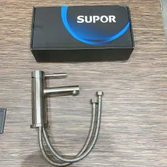 Vòi chậu rửa mặt inox SUPOR 210194-03-LS - Chống gỉ sét, không chứa chì, van đệm gốm sứ cao cấp, thiết bị vệ sinh an toàn và tiết kiệm nước