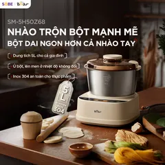 Nồi lẩu nướng đa năng Bear GR-5H22R83 - Thoải mái chế biến lẩu và nướng BBQ tiện lợi trong cùng một thiết bị 2 trong 1