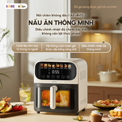 Nồi Chiên Không Dầu Bear AF-4H15J - Thiết Kế Kim Loại Bền Đẹp, Nấu Nướng Thoải Mái, Thực Phẩm An Toàn Không Mỡ