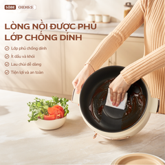 Nồi Lẩu Điện Oidire 4L ODI07A - Thiết Bị Nhà Bếp Chất Lượng Cao, Chế Biến Món Lẩu Ngon Như Ngoài Hàng