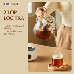 Máy Pha Trà Oidire ODI05A 1L - Thiết Bị Đun Nước Nhanh Chóng Với 8 Chức Năng Pha Trà, Nấu Chè, Hầm Thực Phẩm, Giữ Nhiệt Lên Đến 12 Giờ