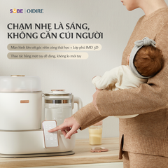 Máy Hâm Sữa và Tiệt Trùng Oidire ODI02A - Thiết Bị Chăm Sóc Bé 8 Chức Năng, Công Nghệ Khử Clo Hiện Đại, Tiệt Trùng 99.99% Vi Khuẩn