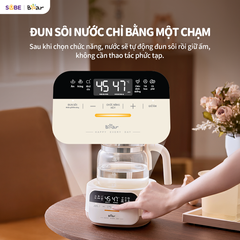 Máy Hâm Sữa Tiệt Trùng Bear WW-4H12W 1300mL - Siêu Nhanh, An Toàn, Giữ Ấm Lên Đến 72 Giờ, Dành Cho Mẹ Và Bé