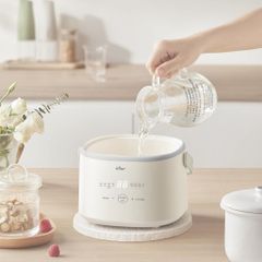 Nồi nấu chậm 1L Bear SC-4H10E - Thiết bị nấu ăn an toàn, tiết kiệm thời gian cho gia đình, dùng cho 1-3 người