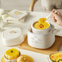 Nồi nấu chậm 1L Bear SC-4H10E - Thiết bị nấu ăn an toàn, tiết kiệm thời gian cho gia đình, dùng cho 1-3 người