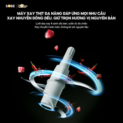Máy xay thịt Bear 1.8L SB-MX20A - Thiết bị xay thịt đa năng, công suất 300W, lý tưởng cho người nội trợ, dễ sử dụng và bảo quản.