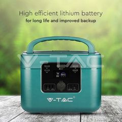 Trạm Sạc Di Động V-TAC VT-1001 - Công Suất 1200W, Dung Lượng 1050Wh, Sạc Nhanh USB-C 65W, Hỗ Trợ Năng Lượng Mặt Trời
