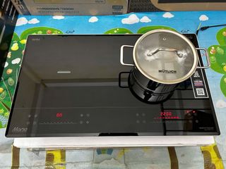 Bếp Đôi Điện Từ SUNHOUSE MAMA MMB5-X9Pro - Kính Ultra Vitro, Công Nghệ Inverter, 2 Vùng Nấu, Hẹn Giờ, An Toàn cho Gia Đình