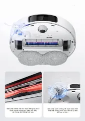 Robot Hút Bụi Lau Nhà Xiaomi M40 - Lực Hút 12.000 Pa, Tự Đổ Rác & Giặt Khăn Nhiệt 70 Độ, Công Nghệ Làm Sạch Thông Minh, Giải Phóng Thời Gian Dọn Dẹp