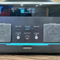 Trạm Năng Lượng Di Động Mentech MT600 600W - Sạc Nhanh USB-C 100W, 220V, Thích hợp Du Lịch, Cắm Trại, Nguồn Dự Phòng