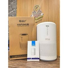 Máy Lọc Không Khí AI300 - Tạo Ion Âm, Loa Bluetooth Chất Lượng, Đèn UV Diệt Khuẩn - Bảo Hành 12 Tháng, Thiết Bị 3 Trong 1 Hiện Đại