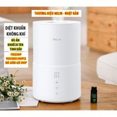 Máy Diệt Khuẩn Không Khí Milin ML9HM0010 - Công Nghệ Điện Phân Nước An Toàn, Diệt Khuẩn Hiệu Quả và Bù Ẩm Tinh Dầu