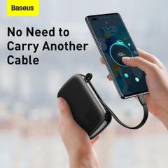 Pin Dự Phòng Sạc Nhanh Baseus Qpow Pro 10,000mAh - Power Bank Hiển Thị Kỹ Thuật Số, Sạc Nhanh USB và Type-C