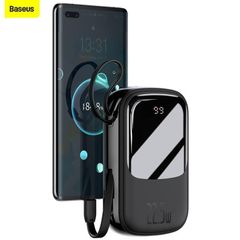 Pin Dự Phòng Sạc Nhanh Baseus Qpow Pro 10,000mAh - Power Bank Hiển Thị Kỹ Thuật Số, Sạc Nhanh USB và Type-C