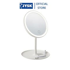 Gương Trang Điểm LED JYSK VEDUM - Thiết Kế Bắc Âu Tối Giản, Khả Năng Xoay 360 Độ, Bền Đẹp, Dễ Sử Dụng